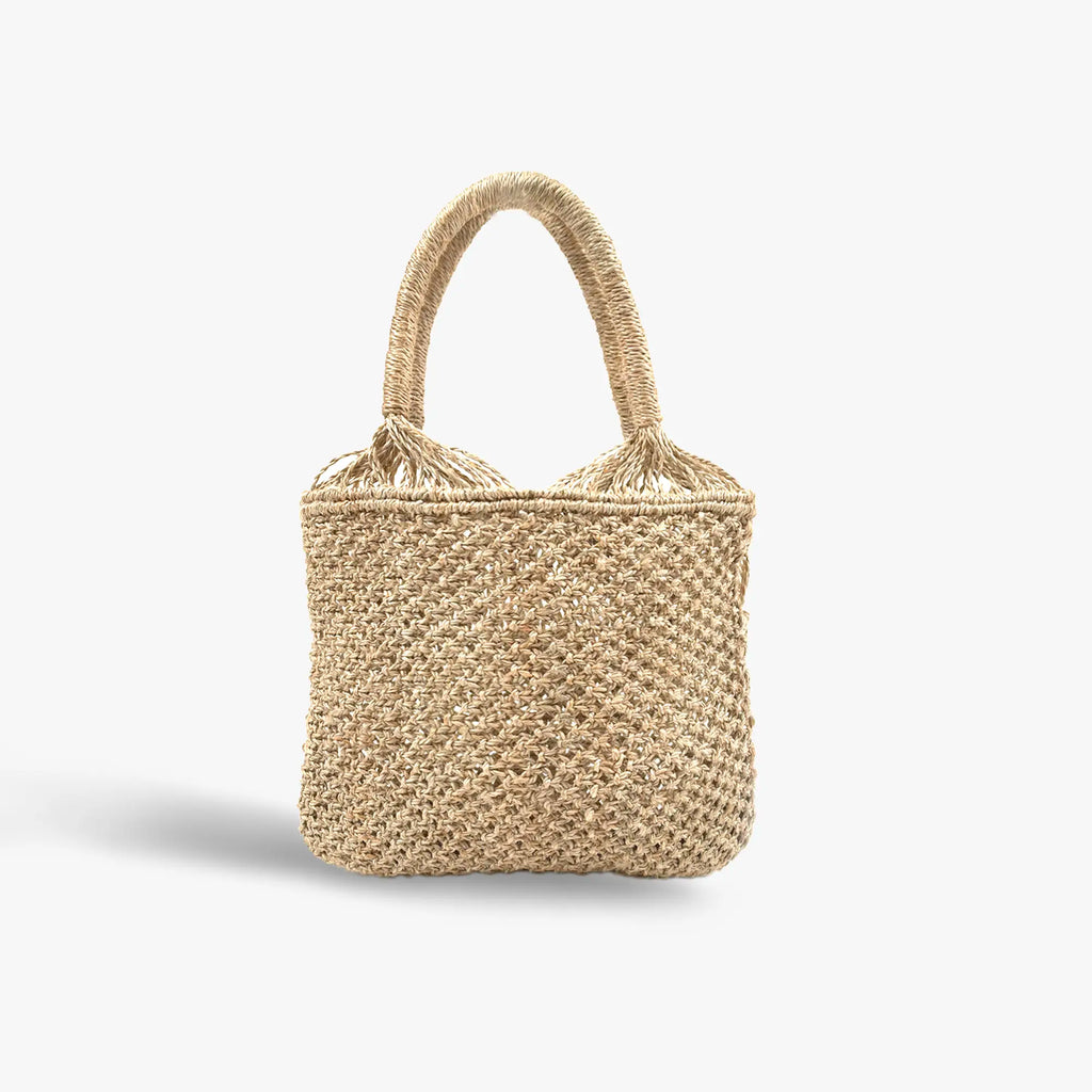 Dalia Top Handle Mini Bag - Natural