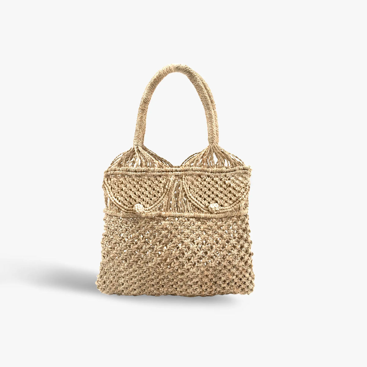 Dalia Top Handle Mini Bag - Natural