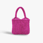 Dalia Top Handle Mini Bag - Dark Pink