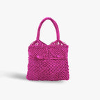 Dalia Top Handle Mini Bag - Dark Pink