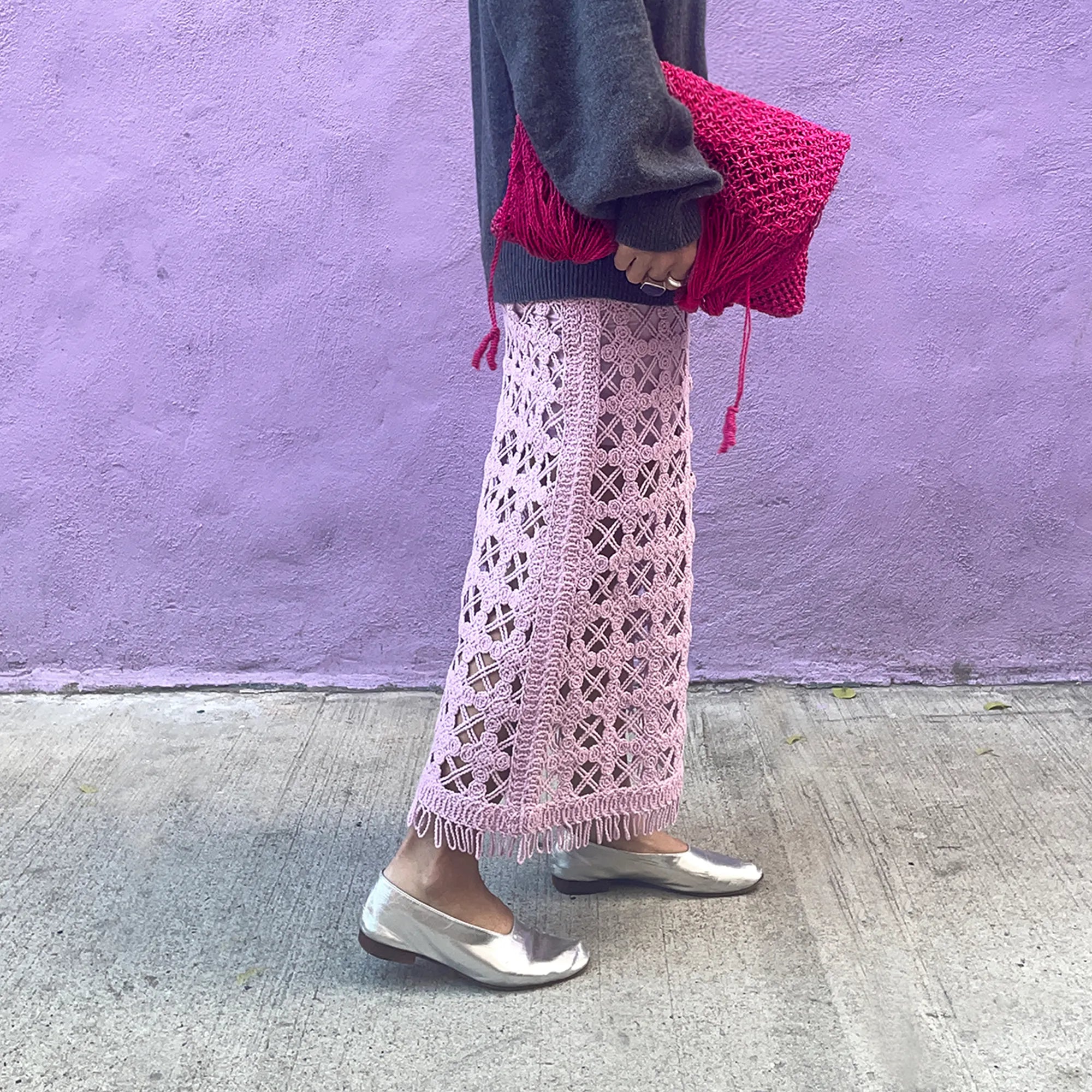 Chelsea Tote Bag - Hibiscus